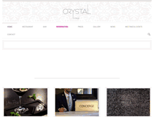 Tablet Screenshot of crystallounge.be